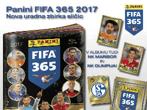 NOVA ZBIRKA SLIČIC PANINI FIFA 365 2017 ŽE V PRODAJI!